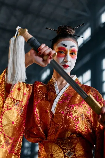 Eine Szene aus 'Prinzessin Mononoke' im Kabuki.