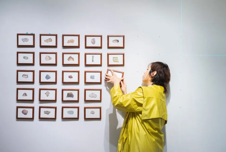 Einblick in die Ausstellung in Aomori