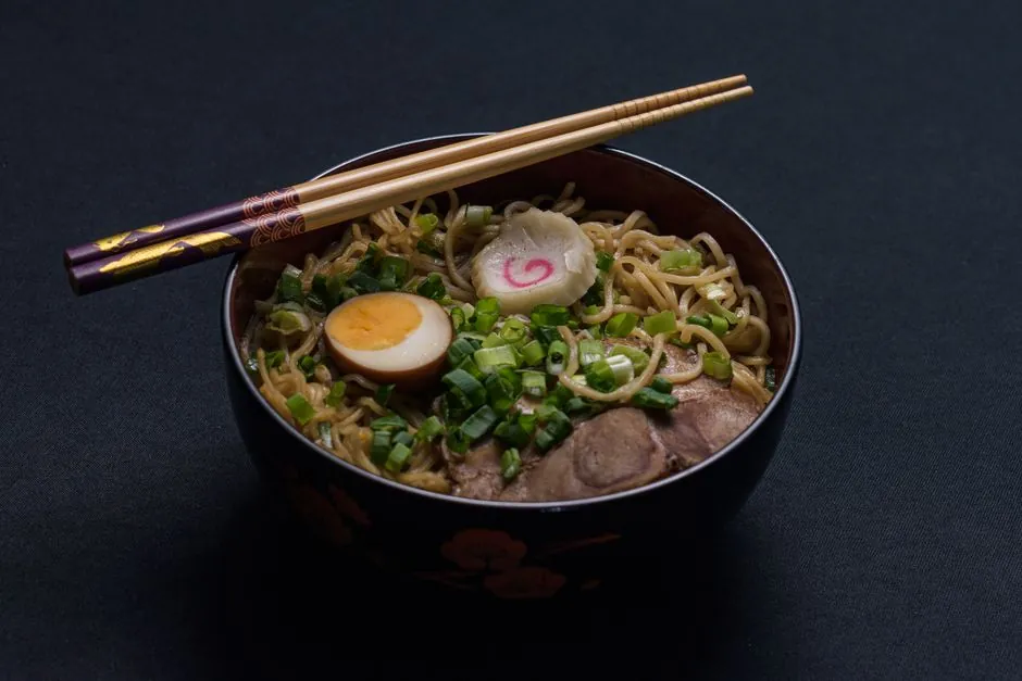 Ein Teller Shoyu-Ramen, nach alter Art.