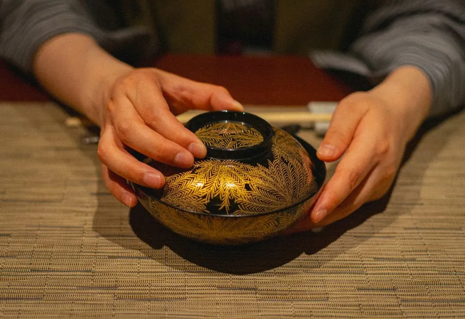 Dankbarkeit vor der Mahlzeit in Japan
